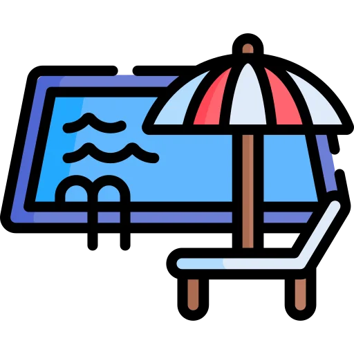 Swimming pool with easy access