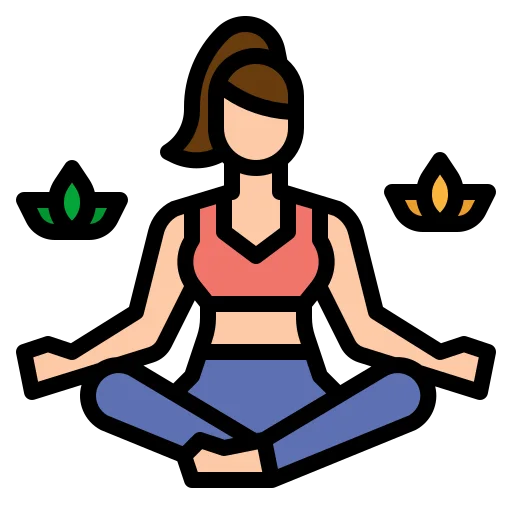 Yoga room for mindfulness