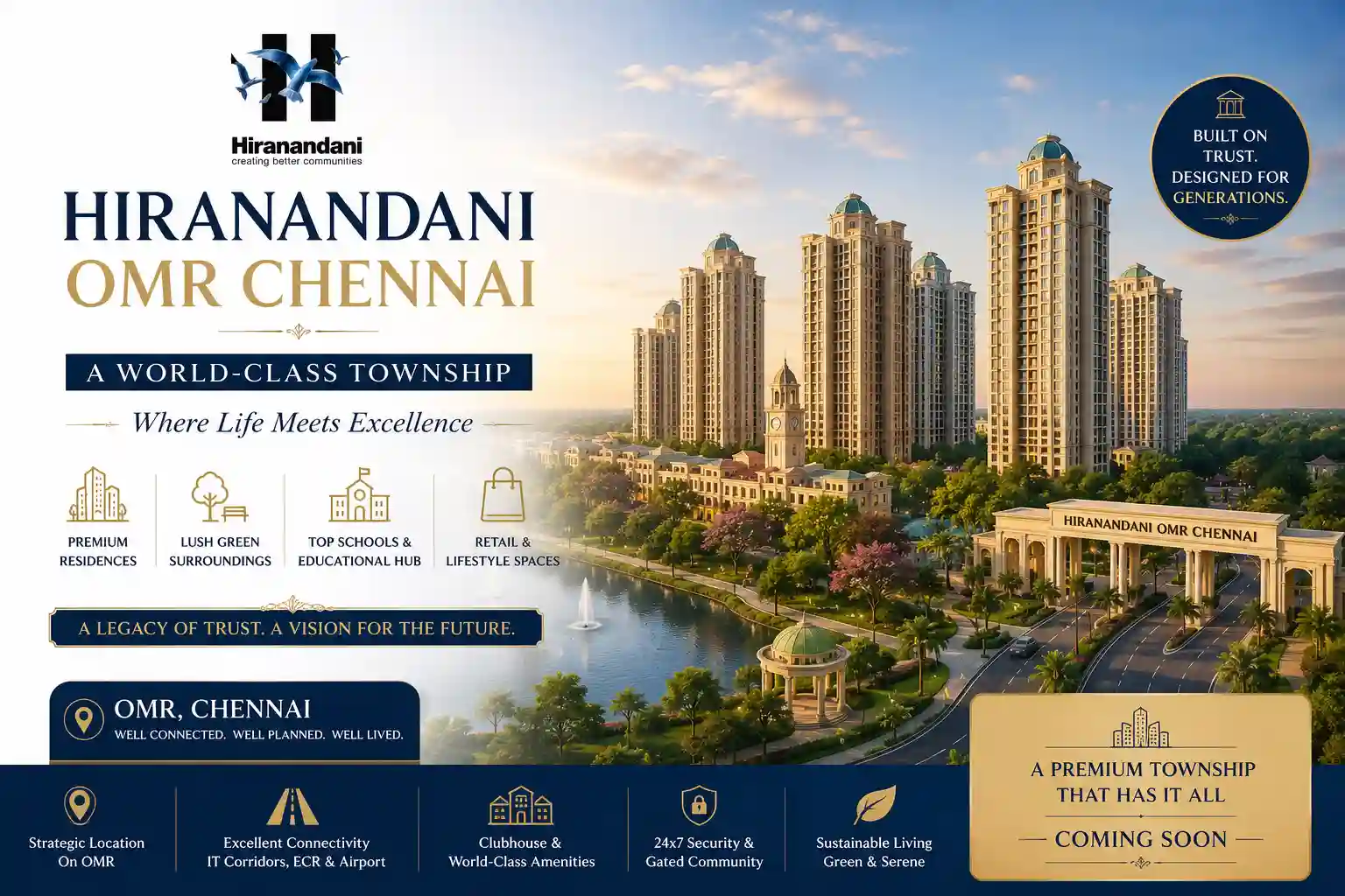 Hiranandani OMR Chennai Integrated Township